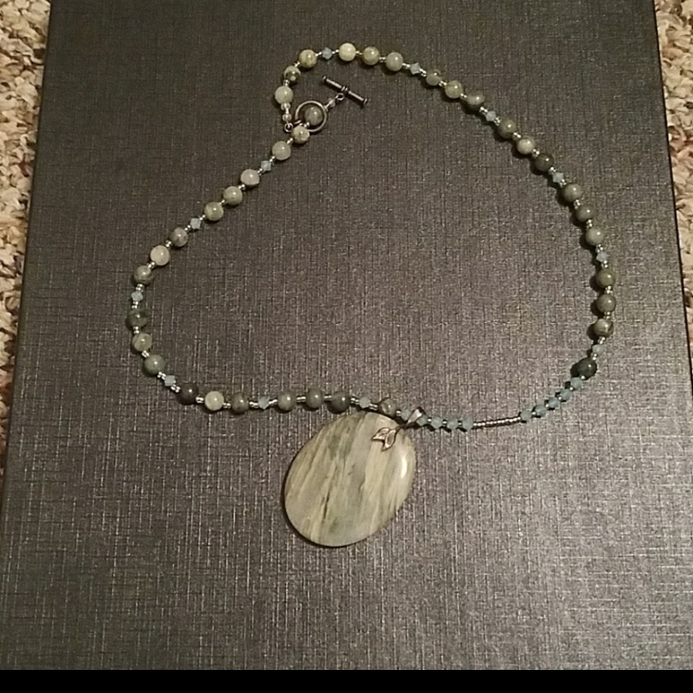 Necklace and earrings